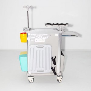 EM-ET022 ABS medical emergency trolley